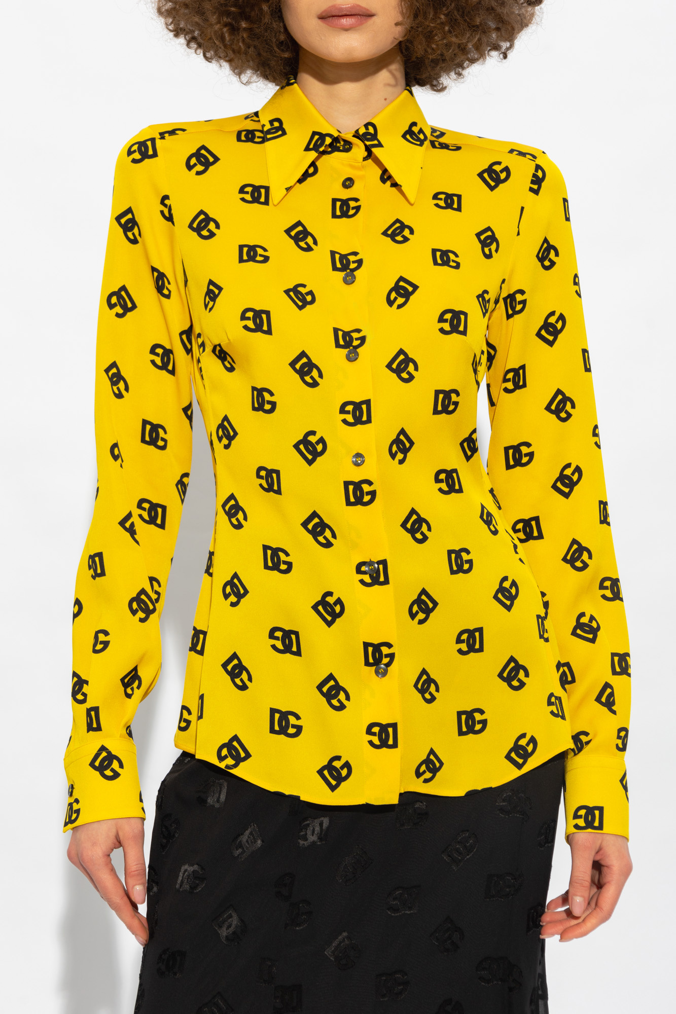 Dolce and discount gabbana yellow shirt